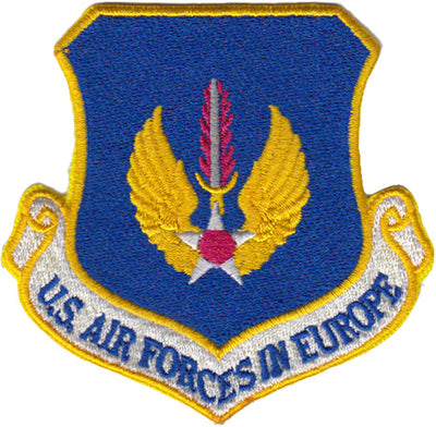 Air Forces in Europe Command (USAFE) Majcom COLOR Patch - 2 pack